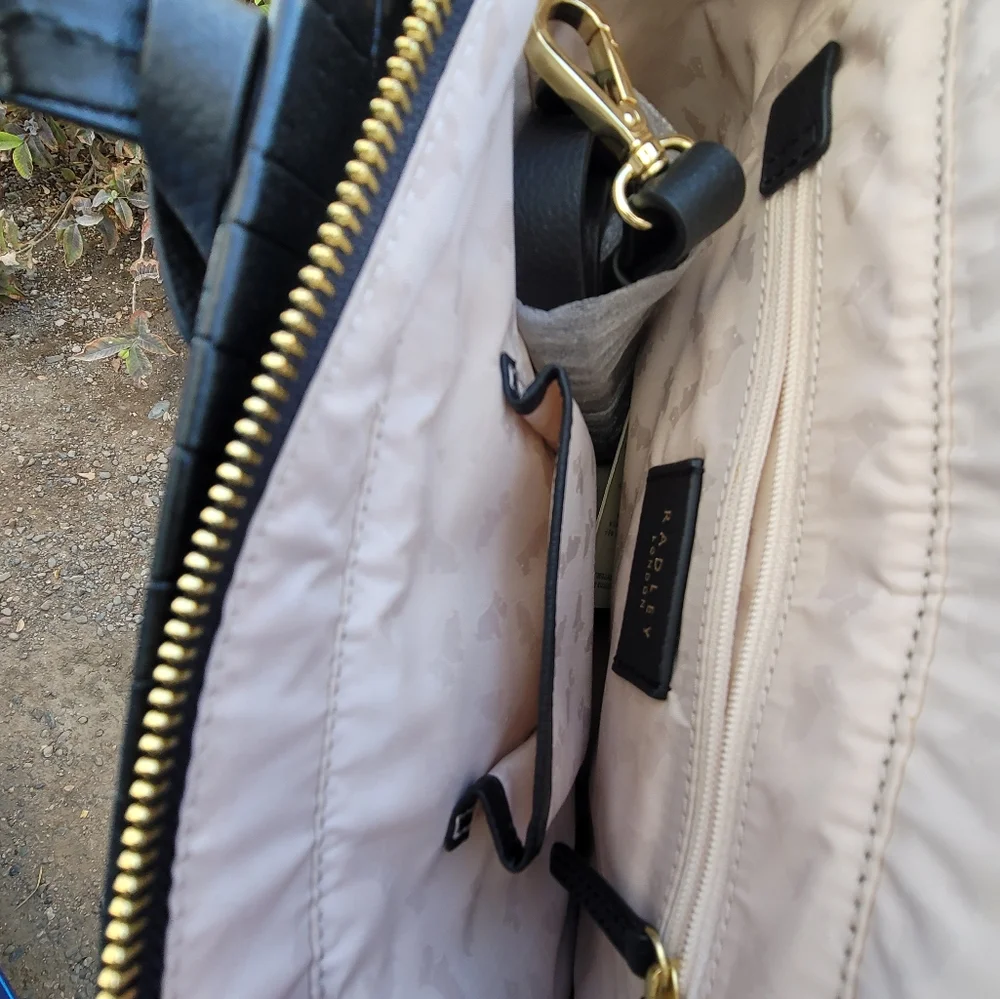 Radley London black Leather Tote Bag - Picture 6 of 7